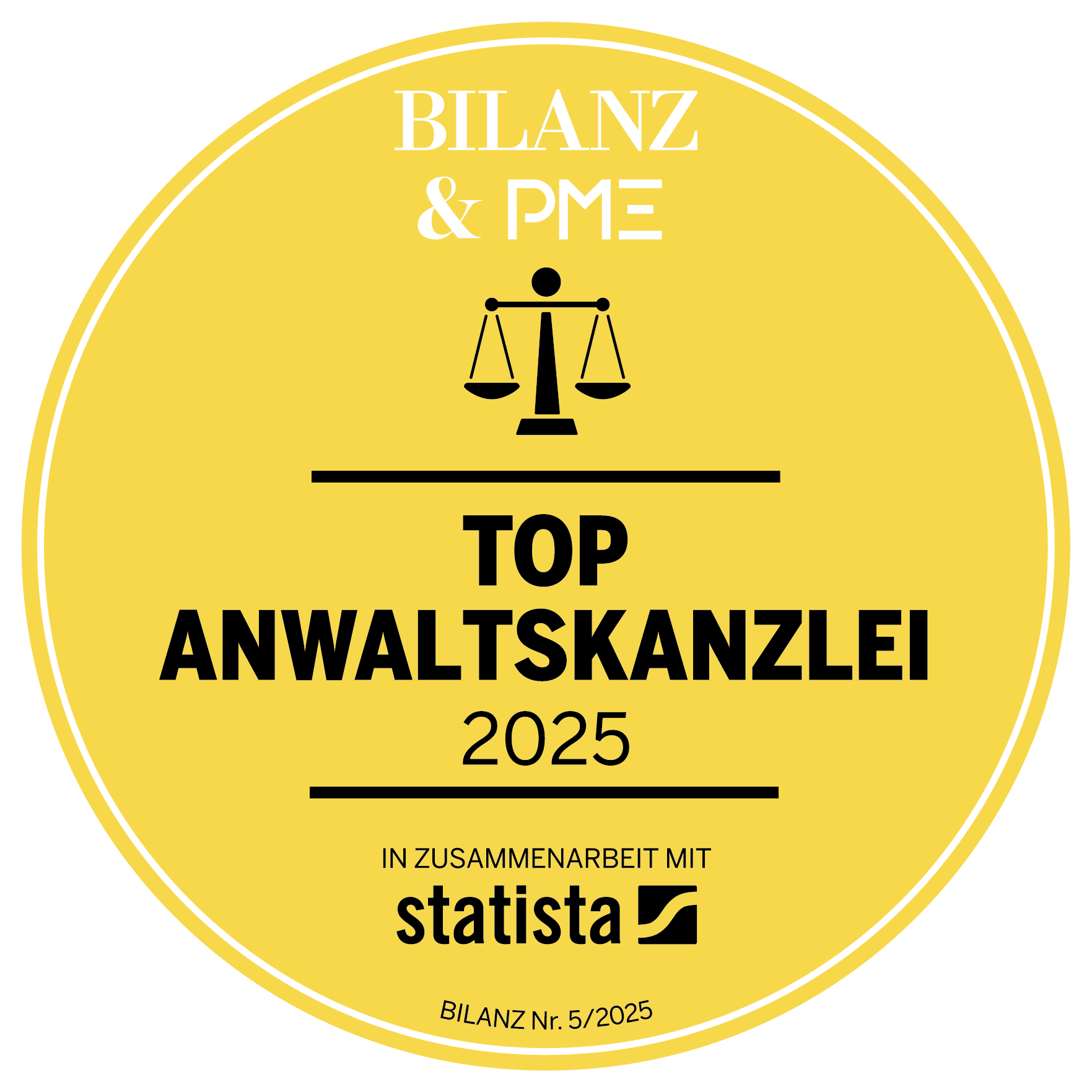 BILANZ Top Anwaltskanzlei 2025